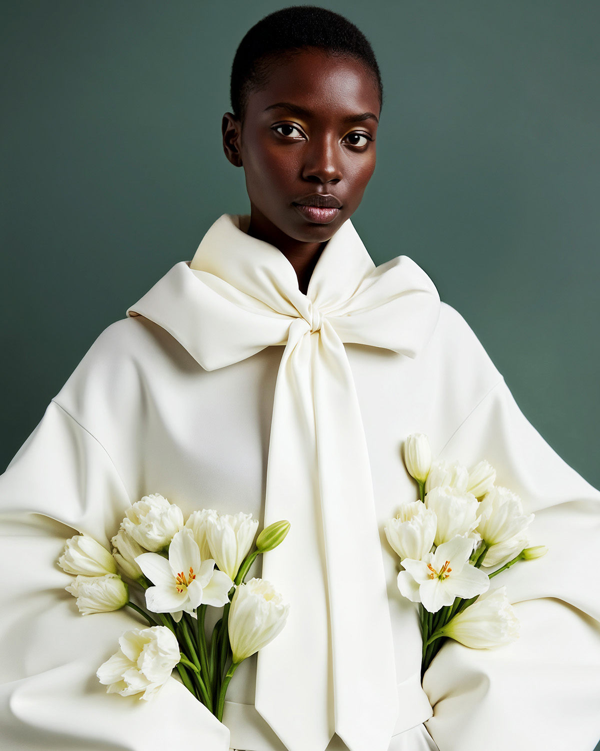 blooming spring portrait beautiful woman 2